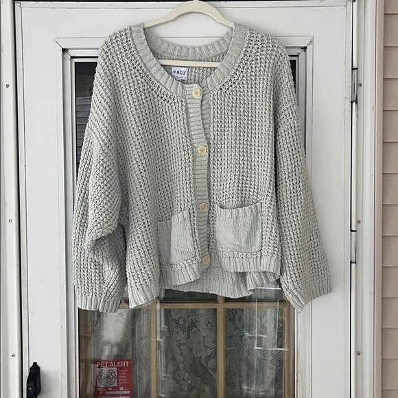 Esby cotton cardigan sweater size 1x/2x - Picture 1 of 6